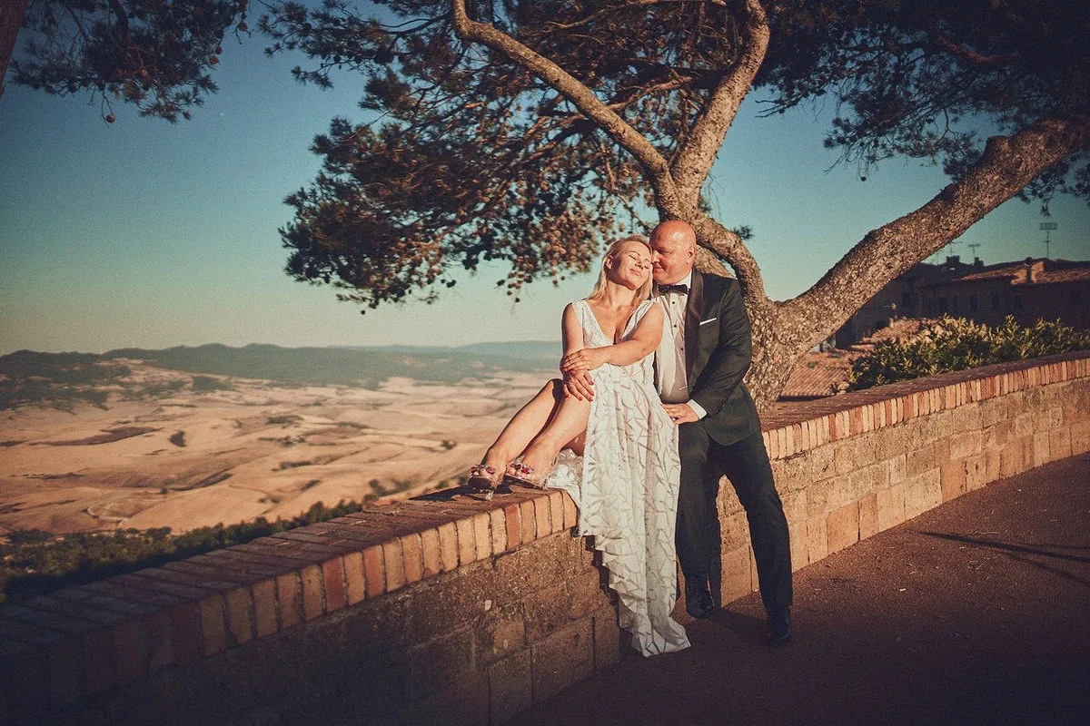 Sesja plenerowa w Toskanii (Volterra), Ala i Rafał - kadr 4, fotograf ślubny Dominik Majewski