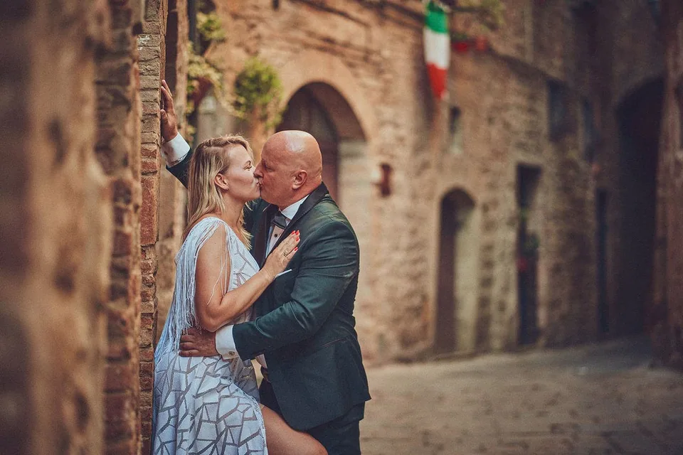 Sesja plenerowa w Toskanii (Volterra), Ala i Rafał - kadr 11