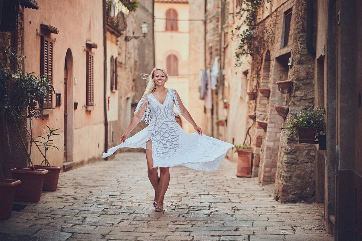 Sesja plenerowa w Toskanii (Volterra), Ala i Rafał - kadr 19