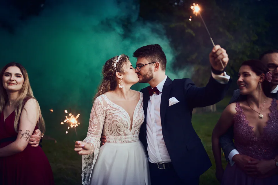 Plenerowy ślub w ZDP Roskosz, Iza i Bartek - fotograf ślubny Dominik Majewski
