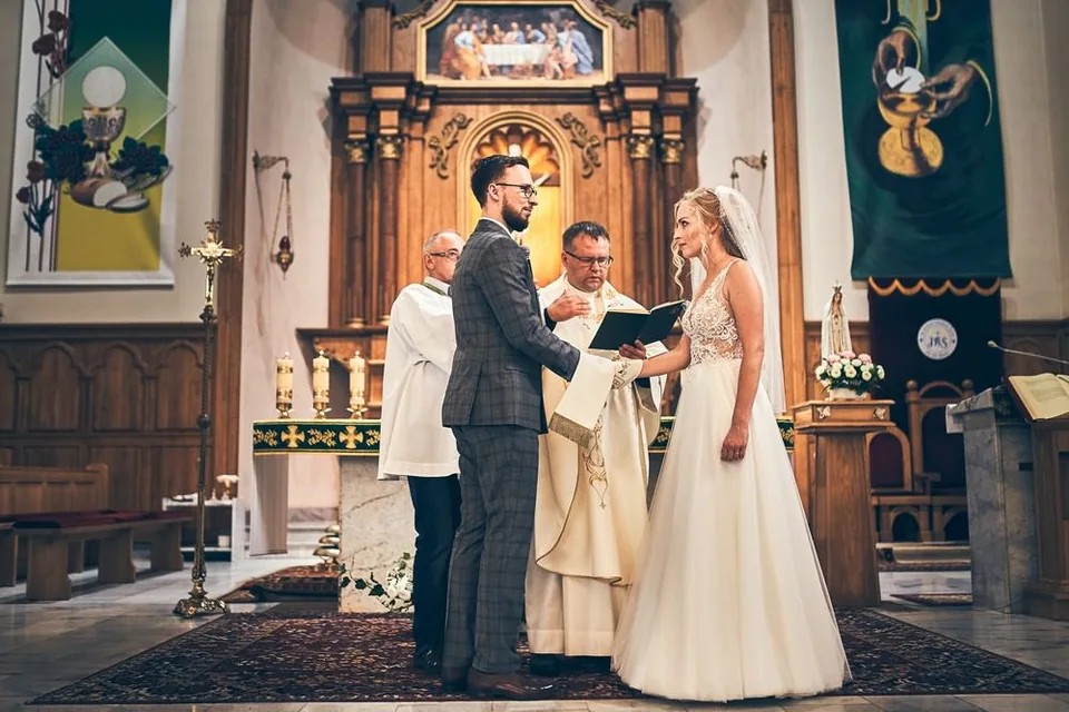 Reportaż ślubny, Magda i Piotr, Dwór Artusa, Łódź - kadr 34