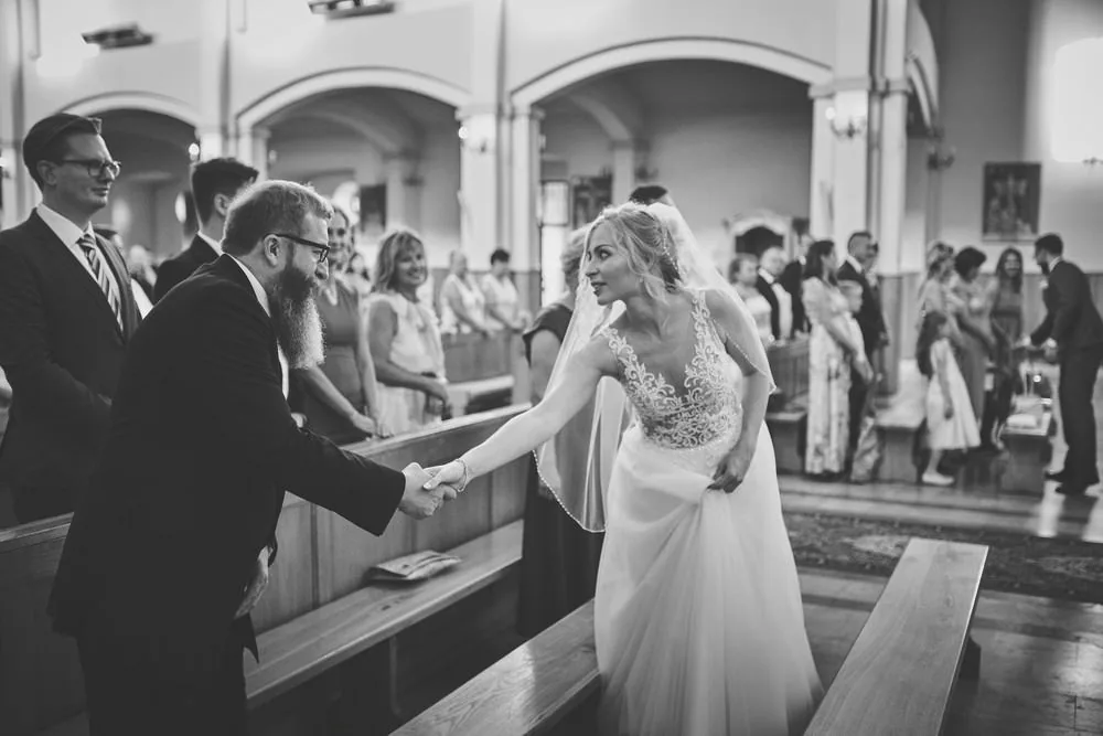 Reportaż ślubny, Magda i Piotr, Dwór Artusa, Łódź - kadr 47