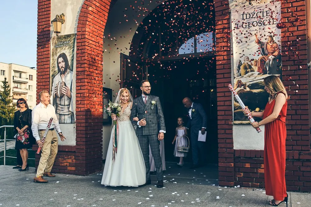 Reportaż ślubny, Magda i Piotr, Dwór Artusa, Łódź - kadr 56