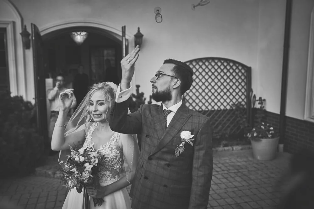Reportaż ślubny, Magda i Piotr, Dwór Artusa, Łódź - kadr 72