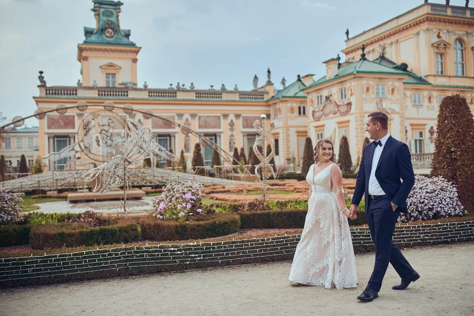 sesja plenerowa w Wilanowie